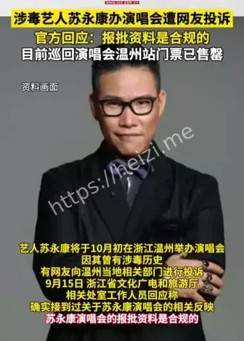 毒艺人苏永康演唱会